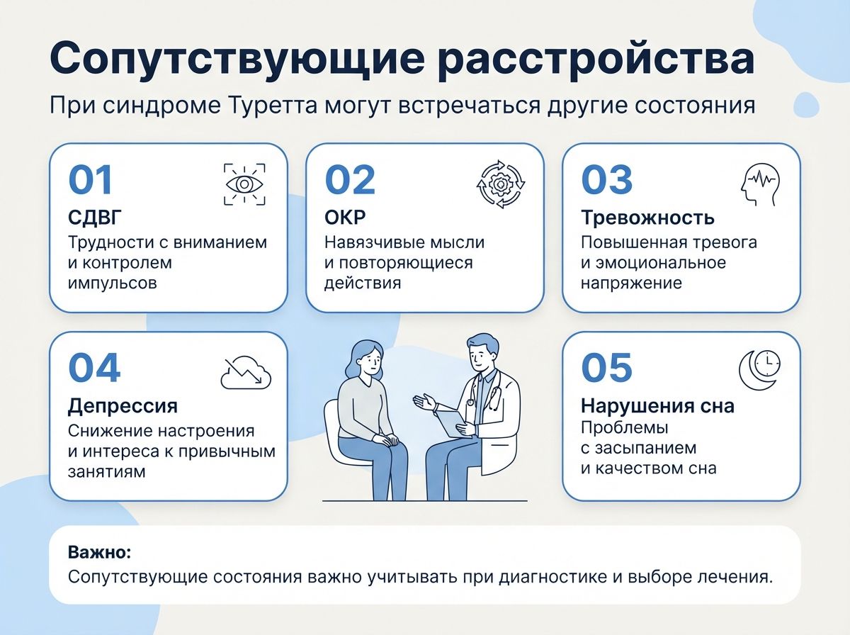 Лечение синдрома Туретта в Тихорецке инфографика